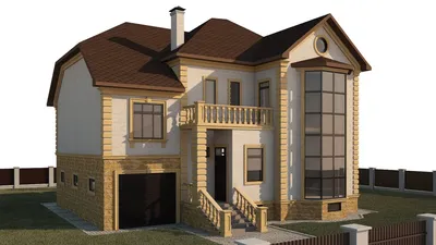 Дизайн фасада частного дома - дизайн фасада дома: Арт-Терем проект. |  Арт-Терем