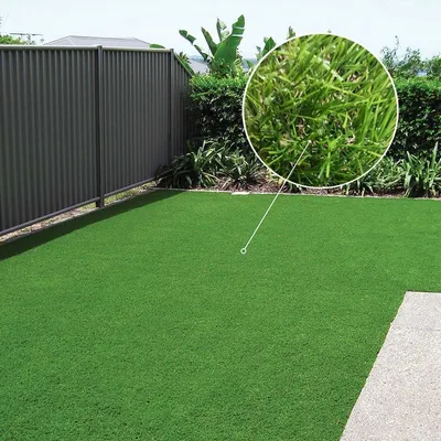 Как создать декоративный газон с использованием декоративных элементов: фото