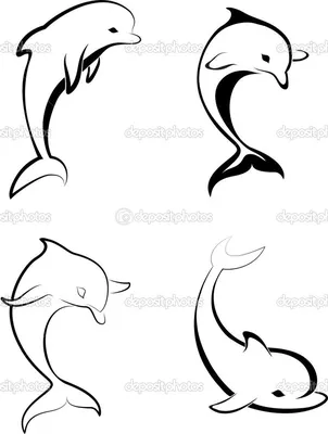 Раскраски Дельфины распечатать бесплатно в формате А4 (43 картинки) |  RaskraskA4.ru