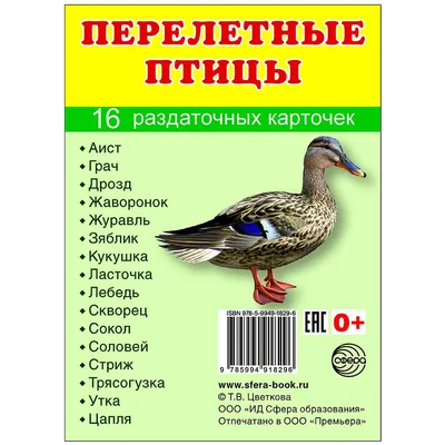 Иллюстрация 14 из 22 для Демонстрационные картинки Перелетные птицы, 16  картинок | Лабиринт - книги. Источник: Траба