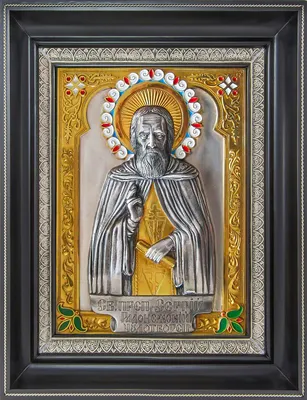 Икона Сергия Радонежского - Иконописная мастерская Радонежъ