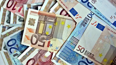 Вафельная картинка \"Деньги. Евро. Купюры евро\" (А4) купить в Украине
