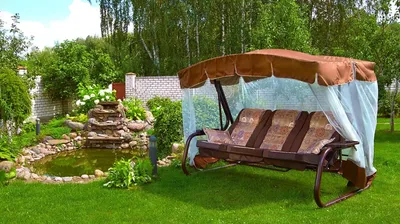 Купить Качели для дачи и сада в Минске по низкой цене | Vodvore.by -  Изготовление и продажа изделий из дерева для дачи и сада