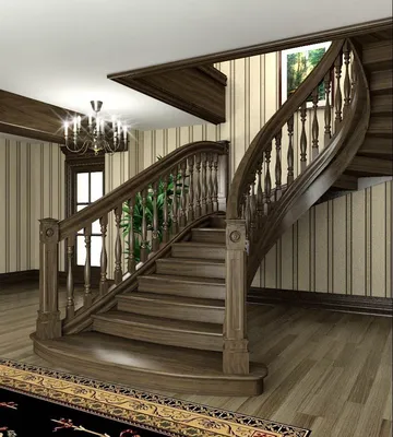 Лестница в частном доме: материалы, дизайн, стиль