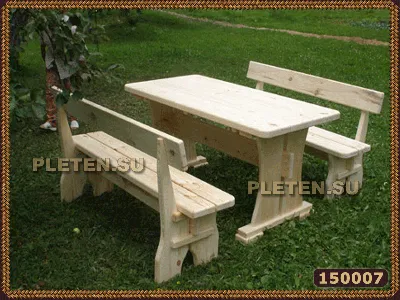 Купить Стол садовый складной 120 см деревянный, МС-06 в интернет-магазине  Wooden-World