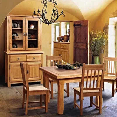 Комплект мебели под старину из дерева для дома, бани, сада, беседки № 10 -  Под-Старину-РФ