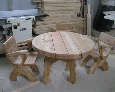 Производство садовой мебели из массива натурального дерева Woodnev