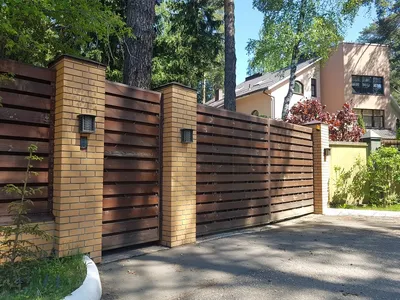 Распашные деревянные ворота с автоматикой заказать в Москве от  производителя ЦЕХ