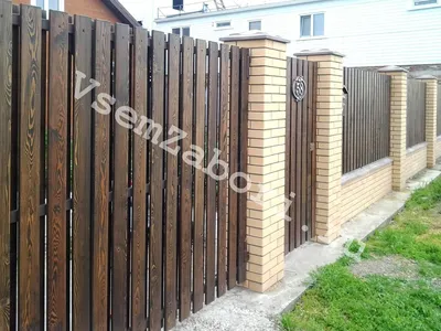 21 фотоидея, как сделать деревянный забор своими руками за несколько дней |  Дела огородные (Огород.ru)
