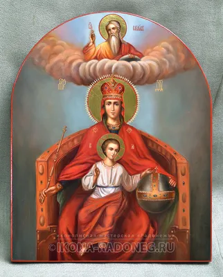 Живописная икона Божией Матери - Державная | Радонежъ