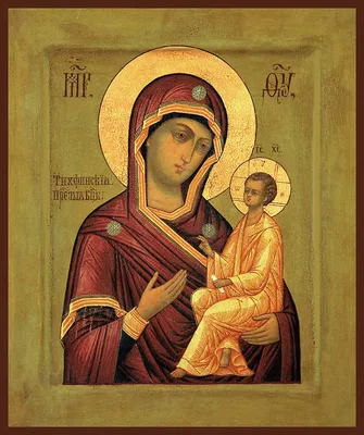 Тихвинская икона Божией Матери — Википедия