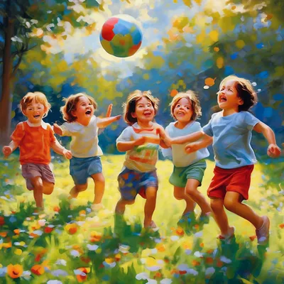 Маленькие Дети Играют Футбол Улице Векторное изображение ©yusufdemirci  323701744