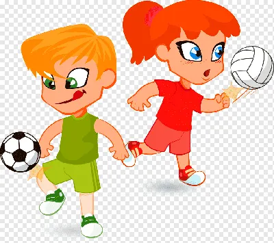 мальчики играют в футбол, иллюстрации детей, играть в футбол вместе,  нарисованный, спорт, рука png | Klipartz