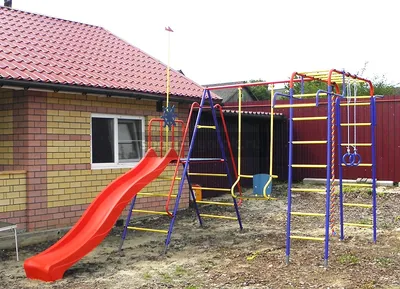 Как сделать детскую площадку своими руками во дворе или на даче из  подручных материалов