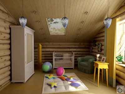 Стиль кантри в интерьере детской комнаты | Журнал «Деревянные дома»