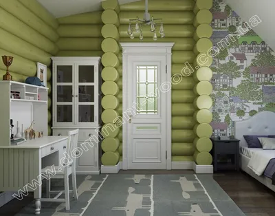 Детская в доме из клееного бруса: интерьер, стиль, дизайн - Holz House