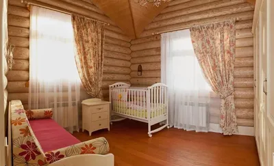 Детская комната в деревянном доме дизайн (57 фото) - красивые картинки и HD  фото