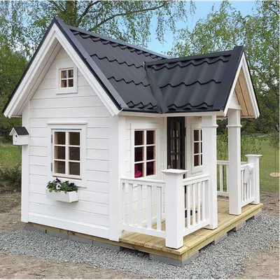 Детский деревянный домик для дачи \"Стокгольм\"
