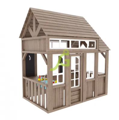 Детский домик для дачи Коттедж 1, купить в интернет-магазине ДСКСПОРТ  Отзывы Покупателей