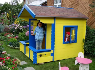 Детский домик для дачного участка - ИнтерЭко