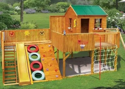 Детские площадки игровые комплексы для дачи и дома купить в spb