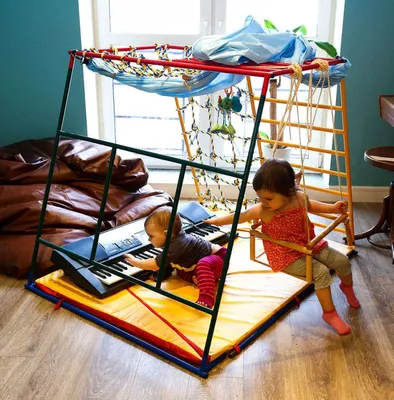 Детский игровой комплекс для дачи Савушка Baby play 8 (Priority) | детские- площадки.ру