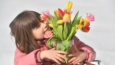 Видео поздравление 8 марта детский сад — Slide-Life.ru