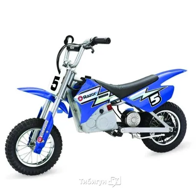 Детский мотоцикл Qike Чоппер QK-307 синий купить в Москве