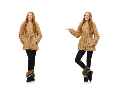 Зима девушка шуба русая стиль одежда фотосессия лес | Красивые девушки,  Стиль одежды, Зимняя мода