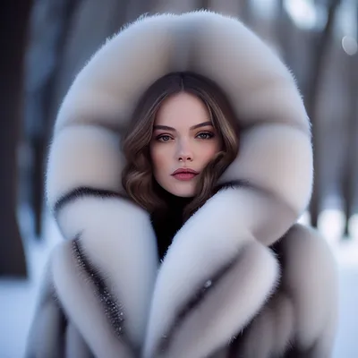 Девушка в шубе зимой на улице фотосессия | Fur coat, Fur, Fashion