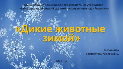 Зимние сони. Стихи о животных, впадающих в спячку (Натали Самоний) /  Стихи.ру