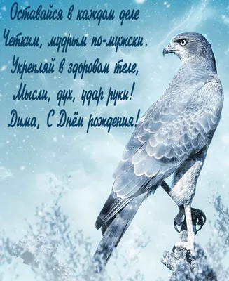 Картинка с днем рождения Димуля Версия 2 - поздравляйте бесплатно на  otkritochka.net