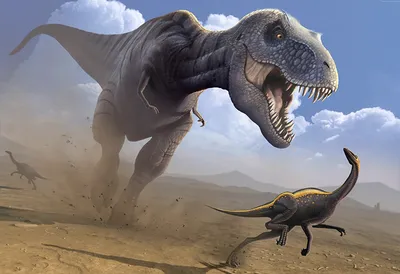 Картинки Тираннозавр рекс Динозавры животное Древние животные