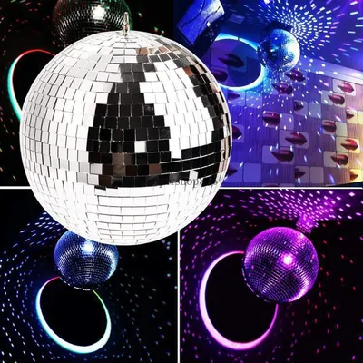 Светодиодный Диско-шар (дискошар) LED RGB Magic Ball Light BlueTooth (с  MP3-плеером и ПДУ) RZ-026 | AliExpress