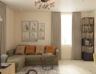 Дизайн-проекты и фото интерьера двухкомнатных квартир