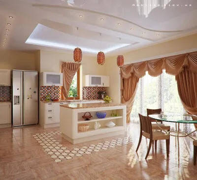 Дизайн кухни в частном доме - «EVO кухни»