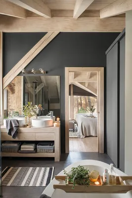 Дизайн дачи внутри: 3 красивых дома - 34 фото | House beautiful magazine,  House interior, Simple bathroom