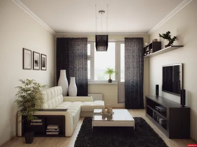 Дизайны комнат в обычной квартире гостиных комнат (60 фото) - красивые  картинки и HD фото