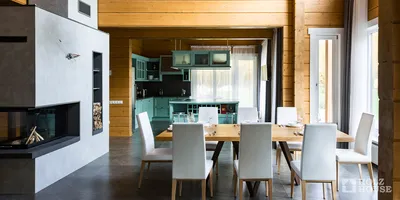 Современные идеи интерьера гостиной в деревянном доме – фото — Укрбио