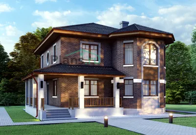 Проект дома в стиле Хай-Тек 400-500 кв.м - DTE140