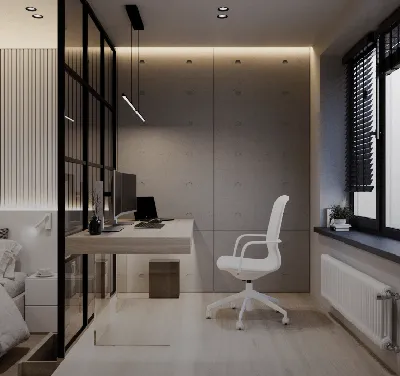 ᐉ Дизайн интерьера кабинета - Заказать проект дизайна рабочего кабинета дома  в квартире- PAINTIT