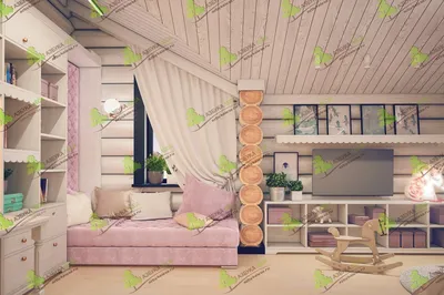 Интерьер деревянного дома - YouTube
