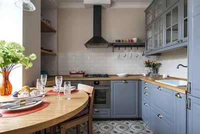 образ - кухня-дизайн: Интерьер кухни 9 кв.м в панельном доме