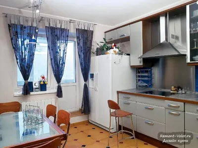 Кухня в панельном доме - 70 фото