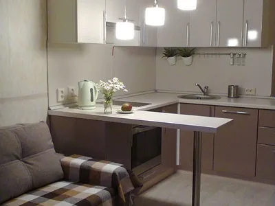 Дизайн кухни 10 кв. м. с диваном: 50 фото идей дизайна интерьера, со спальным  местом | Интерьер, Интерьер кухни, Кухня в квартире