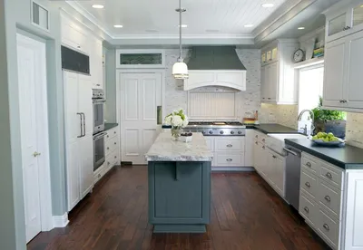 Кухня в частном доме - современные варианты интерьера и лучшие идеи дизайна  кухни (165 фото)