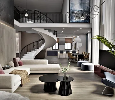 Современный дизайн-проект дома, Одесса ⋆ Студия дизайна элитных интерьеров  Luxury Antonovich Design