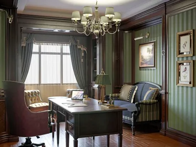 Дизайн домашнего кабинета в современном стиле: идеи, мебель, планировка -  IDCollection