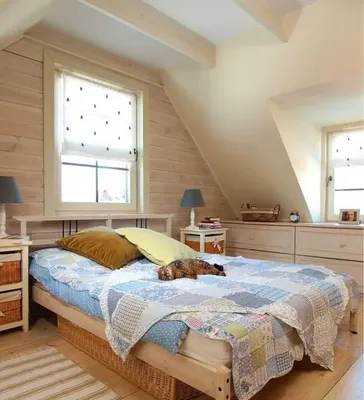 Интерьер спальни на даче: дизайн, фото | Красивые идеи и правила  обустройства