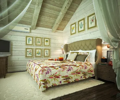 Дизайн спальни в загородном доме: лучшие современные идеи оформления  интерьера, фото отделки